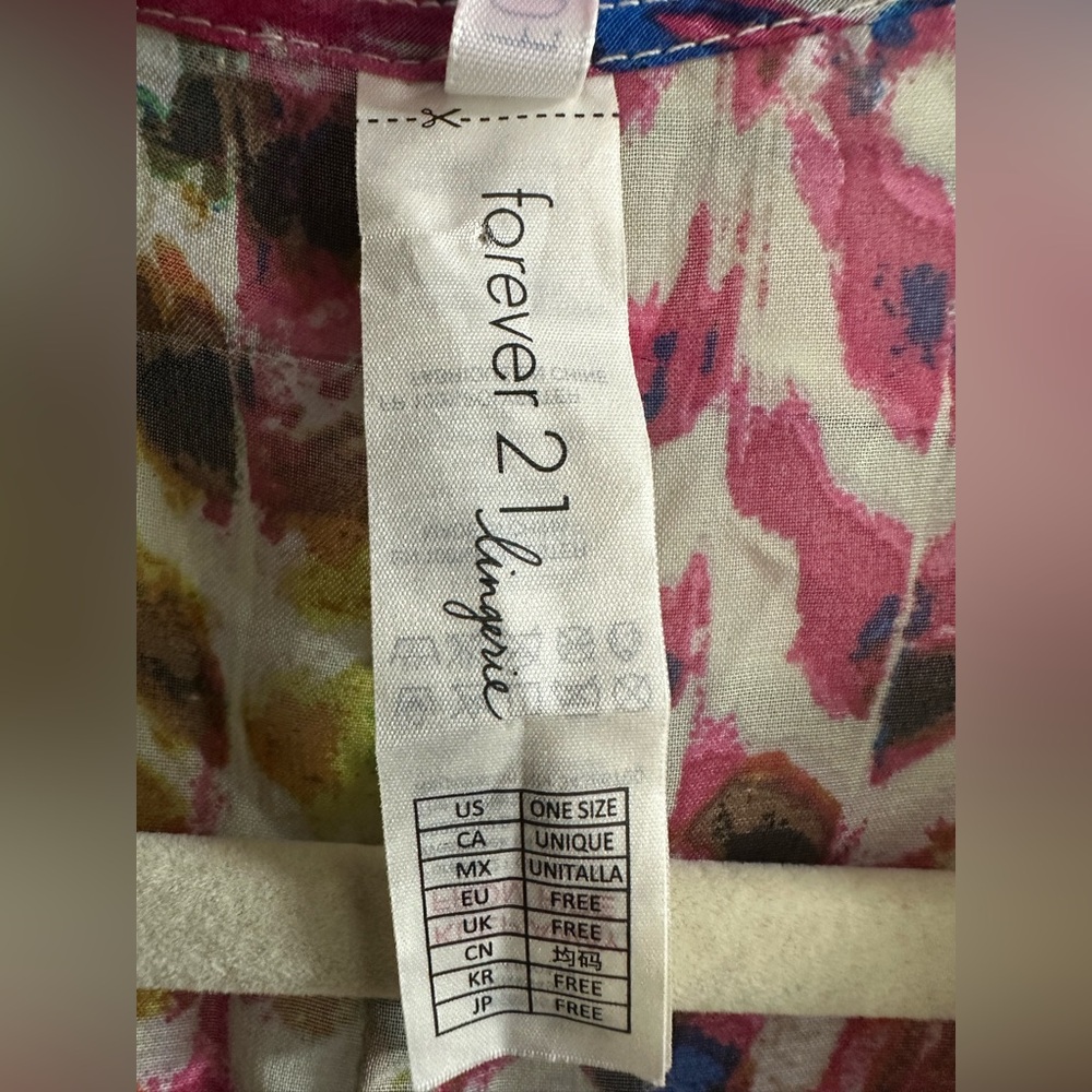 Forever 21 Colorful Swim Coverup - Picture 3 of 3